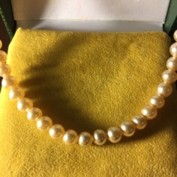 Jewelry - 1940’s genuine stunning pearl 925 silver necklace